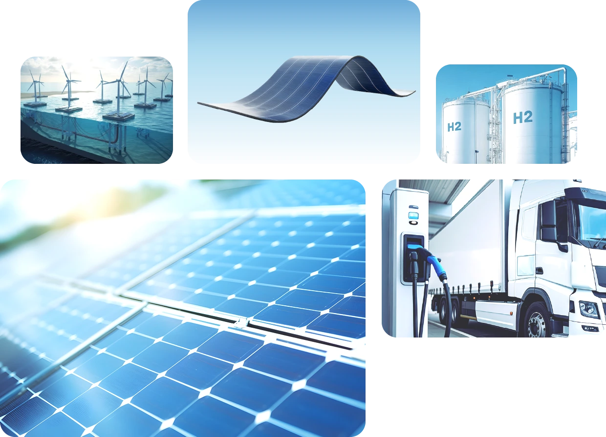 ペロブスカイト太陽電池｜タンデム型をメインとしたイメージ画像