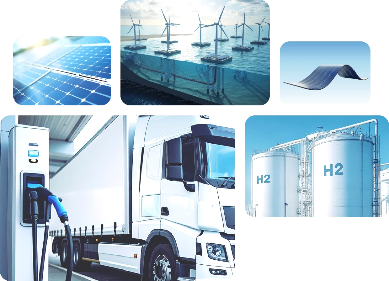 燃料電池をメインとしたイメージ画像